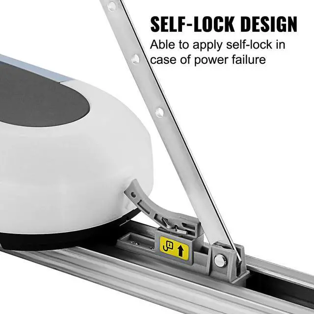 Alt view image 5 of 7 - SIHAO Electric Gate Opener, 800N Pulling Garage Door Opener , Automatic Lifting System, 12/15 Wide Range, Dual Remote Control and Quiet Motor