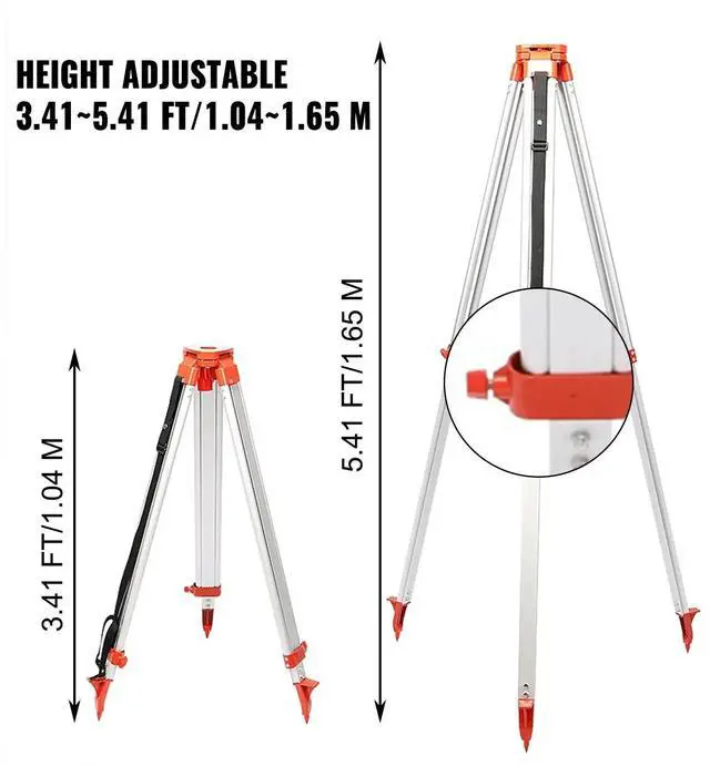 Alt view image 4 of 7 - SIHAO Self Leveling Rotary Laser Kit, 1640ft/500M Green Beam Laser Level with Tripod & 5m Staff , IP66 Waterproof Receiver Remote Control, 360 Rotating Horizontal Vertical Transit Level