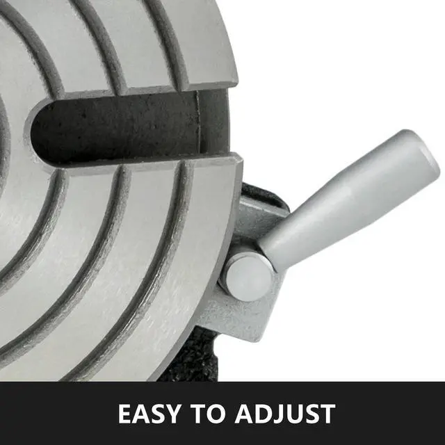 Alt view image 5 of 7 - SIHAO Rotary Table 6"(150mm) Horizontal Vertical Milling Table 4-Slot Milling Rotary Table MT-2 Rotary Table for Milling with Indexing Plate Set for Precision Milling Drilling