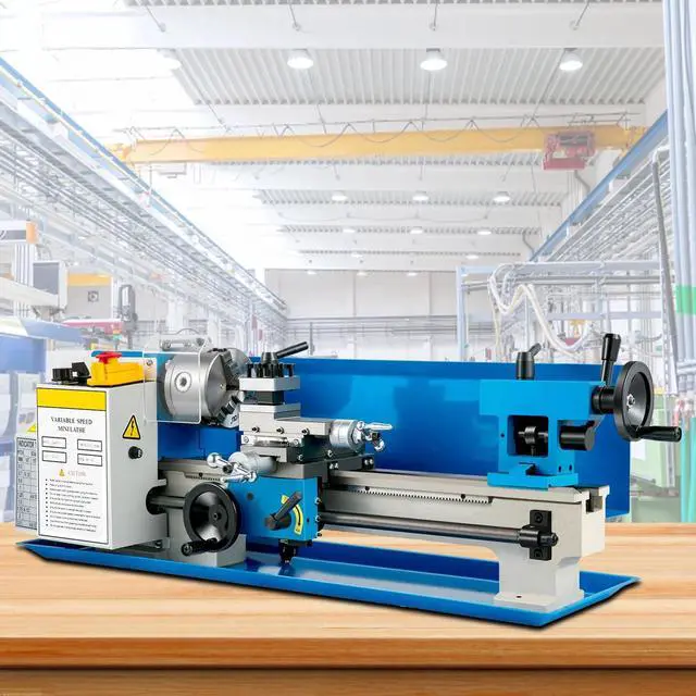 Alt view image 5 of 7 - SIHAO 7"x 14" Precision Metal Lathe Machine, Variable Speed 0-2500 RPM Benchtop Lathe Mini Lathe with 3-Jaw Chuck for Counter Face Turning Drilling