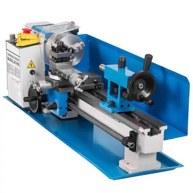 Alt view image 4 of 7 - SIHAO 7"x 14" Precision Metal Lathe Machine, Variable Speed 0-2500 RPM Benchtop Lathe Mini Lathe with 3-Jaw Chuck for Counter Face Turning Drilling