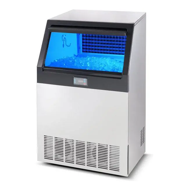 Alt view image 7 of 7 - SIHAO Commercial Ice Maker Machine, 265lbs/24H Stainless Steel Under Counter ice Machine 126 Ice Cubes, Freestanding Ice Maker