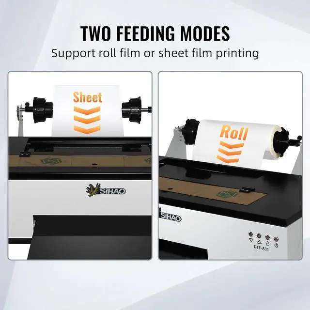 Alt view image 3 of 7 - SIHAO DTF Printer A3 A4 L1800 Apparel Printer Transfer Printing Machine T-Shirt Direct to Film Printer