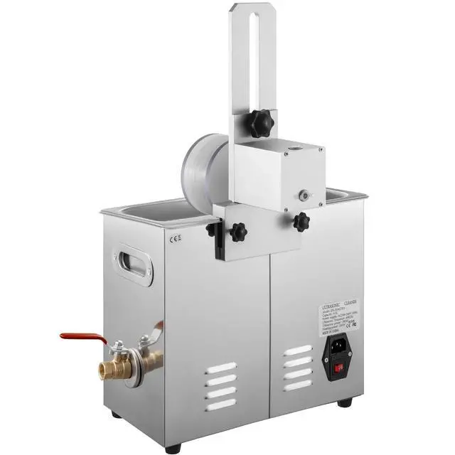 Alt view image 2 of 7 - SIHAO 6L 40kHz Ultrasonic Vinyl Cleaner 7-12 Inch 8 Records Ultrasonic Vinyl Cleaning Machine 180W Ultrasonic Records Cleaner Stainless Steel Tank w/ Heater & Timer