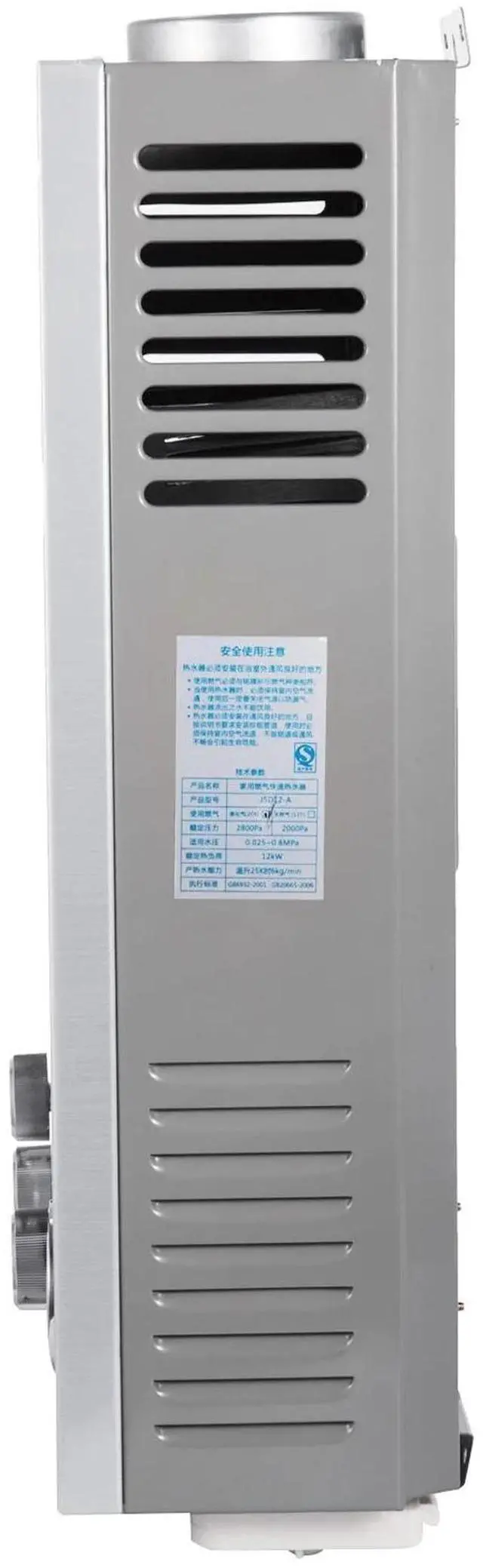 Alt view image 6 of 7 - SIHAO 6L Tankless Water Heater for Home RV Camping Use - 4.3 GPM LPG Propane Gas Instant Hot Water Heater