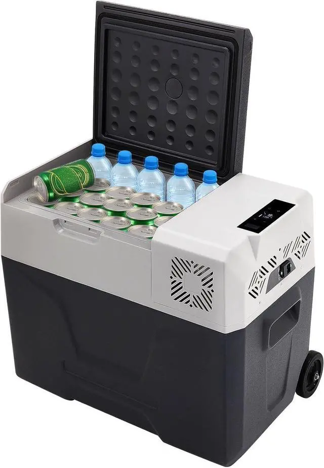 Main image of SIHAO 40L Portable Car Refrigerator, 12/24V DC Compressor Fridge for Camping RV SUV