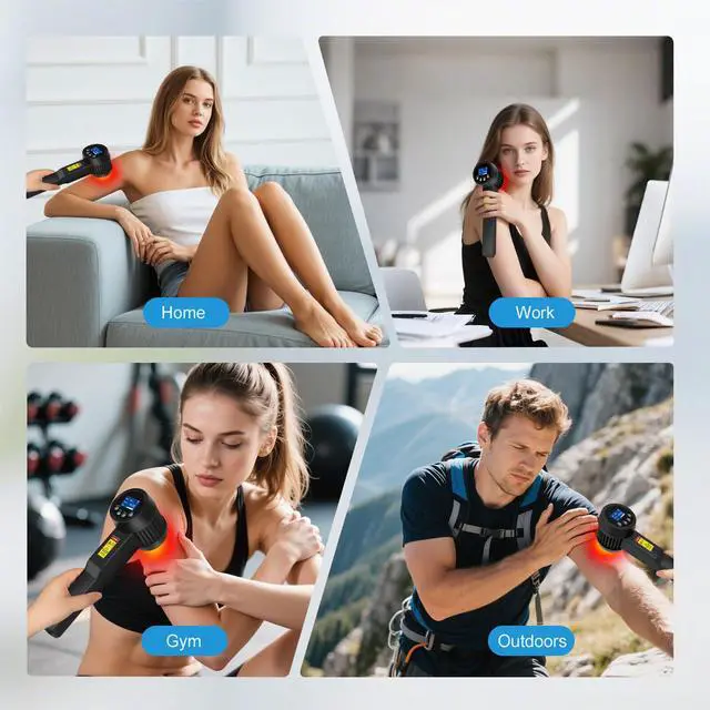 Alt view image 3 of 7 - Toponechoice 8W Laser Device 650nm*10+808nm*15 Class Handheld Laser At Home Use for Deep Pain