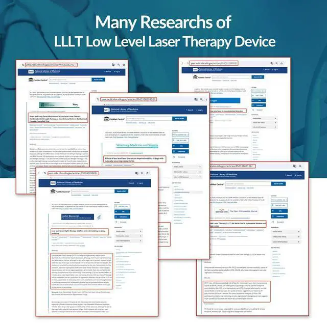 Alt view image 7 of 7 - Toponechoice Class 4 Cold Laser Therapy Handheld 660nm+810nm+980nm for Dog and Cat or House