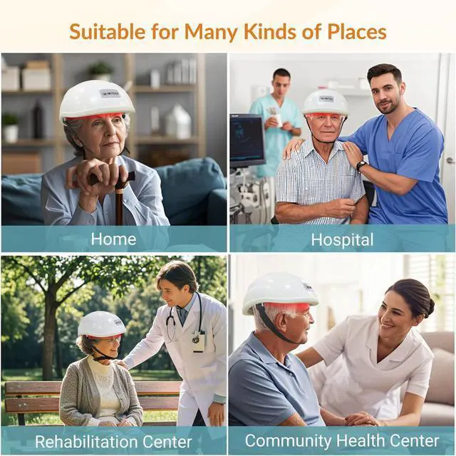 Alt view image 3 of 7 - Toponechoice 15W low laser therapy near infrared light treatment transcranial photobiomodulation device for Chronic Pain