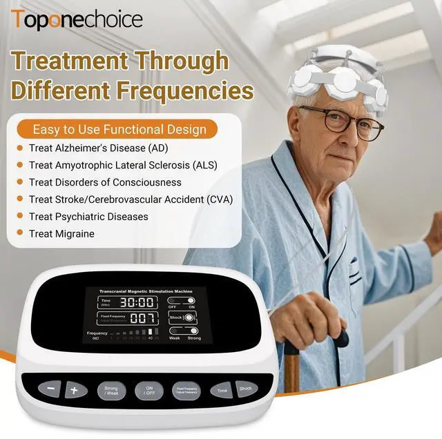 Main image of Toponechoice RTMS Therapy Treatment Accessory-Ideal for Alzheimer Diseases Support & Memory
