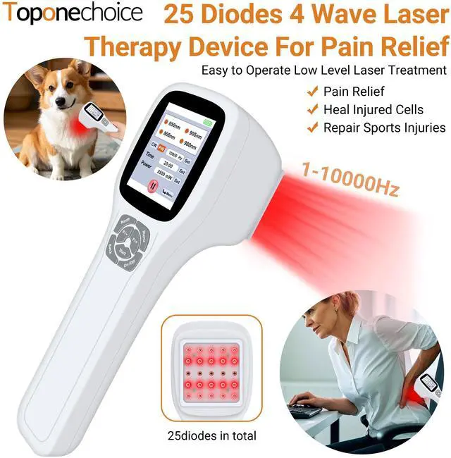 Main image of Toponechoice microlight cold laser treatment for peripheral neuropathy,disc bulge,shoulder pain near me