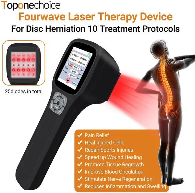 Main image of Toponechoice mls low level laser therapy wound near me, treatment for heel spurs, metatarsalgia, leg cramps at night