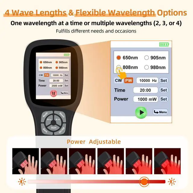 Alt view image 6 of 7 - Toponechoice mls low level laser therapy wound near me, treatment for heel spurs, metatarsalgia, leg cramps at night