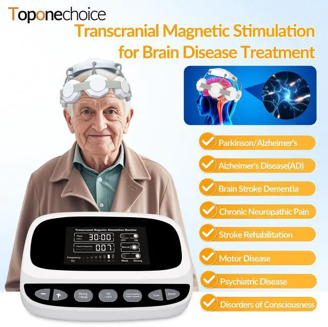 Main image of Toponechoice brain device transcranial direct current stimulation for depression and anxiety,11 Modes to Choose