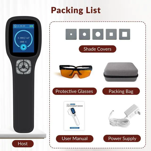 Alt view image 7 of 7 - Toponechoice psoriatic arthritis ultraviolet light therapy remedy for white patches on skin,small white dot on lip
