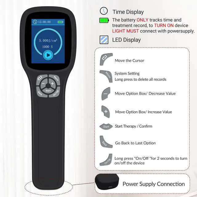 Alt view image 7 of 7 - Toponechoice dermatologist uv treatment for vitiligo lips back of throat white spots lips white patches