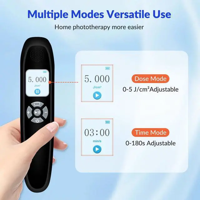Alt view image 5 of 7 - Toponechoice uv light treatment near me for white spots on skin after sun, on legs