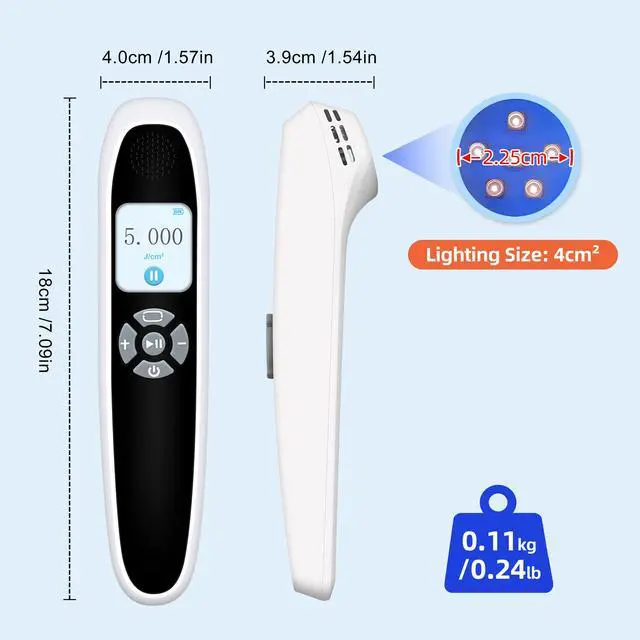 Alt view image 6 of 7 - Toponechoice uvb phototherapy light, uv light and psoriasis for skin at home, treatment for milia under eyes