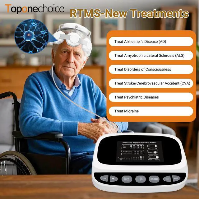 Main image of Toponechoice biotranscortical magnetic stimulation electromagnetic treatment for parksino alhemzier stroke