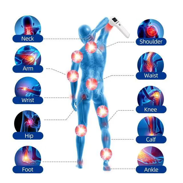 Alt view image 3 of 7 - Toponechoice low level laser therapy 3b cold laser for back pain nerve damage osteomyelitis home remedy for stiff neck and shoulder
