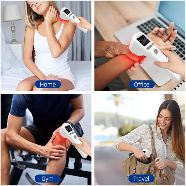 Alt view image 2 of 7 - Toponechoice low level laser therapy 3b cold laser for back pain nerve damage osteomyelitis home remedy for stiff neck and shoulder