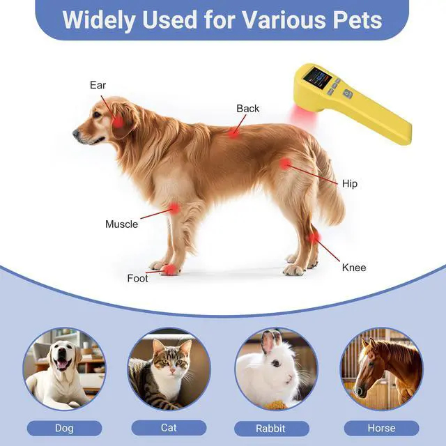 Alt view image 2 of 7 - Toponechoice low level laser therapy 3b cold laser for back pain nerve damage osteomyelitis home remedy for stiff neck and shoulder Yellow