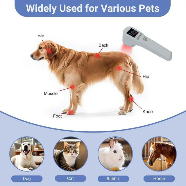 Alt view image 3 of 7 - Toponechoice low level laser therapy 3b cold laser for back pain nerve damage osteomyelitis home remedy for stiff neck and shoulder Grey