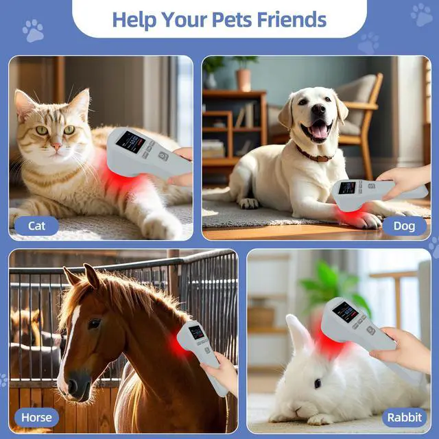 Alt view image 2 of 7 - Toponechoice low level laser therapy 3b cold laser for back pain nerve damage osteomyelitis home remedy for stiff neck and shoulder Grey