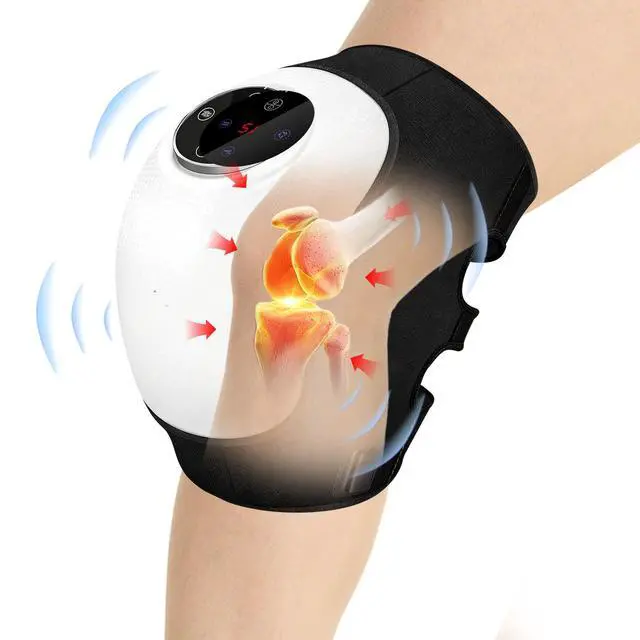 Alt view image 7 of 7 - Toponechoice Knee massager with red light therapy heating vibration and home rechargeable knee joint massager