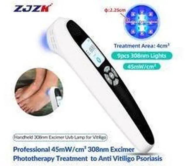 Main image of ZJZK Excimer 308nm Laser Ultraviolet Handheld for Vitiligo, psoriasis