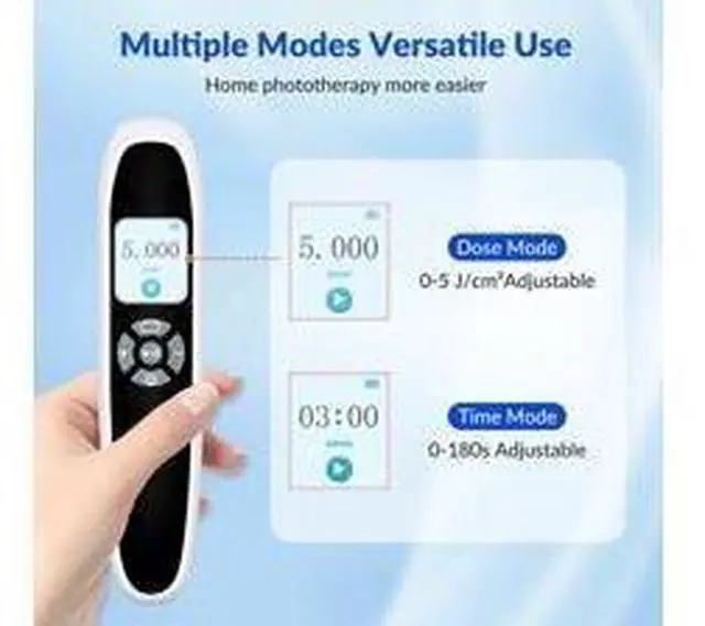 Alt view image 6 of 7 - ZJZK Excimer 308nm Laser Ultraviolet Handheld for Vitiligo, psoriasis