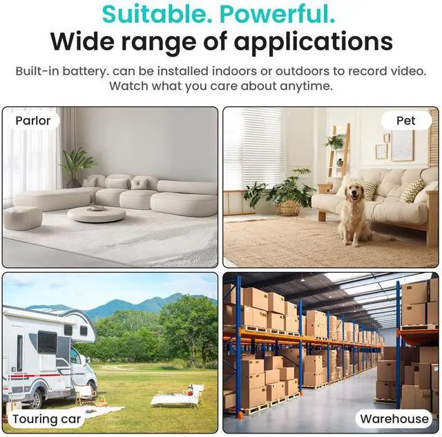 Alt view image 5 of 7 - Hidden Camera Clock with 2 MP IR Night Vision WiFi 2000 mAh Motion Detection Spy Camera Portable for Home, Office