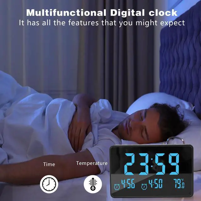 Alt view image 5 of 6 - Full HD 1080P WiFi Security Camera Clock- Indoor Security Camera Clock with Night Vision and Motion Detection