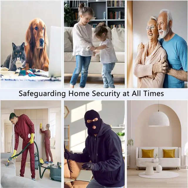 Alt view image 6 of 6 - Full HD 1080P WiFi Security Camera Clock- Indoor Security Camera Clock with Night Vision and Motion Detection