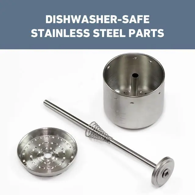 Alt view image 6 of 7 - Electric Percolator Classic Style Coffee Maker with Heat Resistant Handle Base and Detachable Cord with Stainless Steel Stem and Basket, 12-Cup, Silver