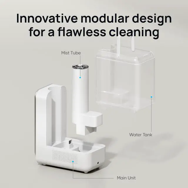 Alt view image 7 of 7 - Humidifiers for Bedroom, Top-filled Smart Quiet Cool Mist Humidifier for Large Room, 50 Hours Runtime for Home, Indoor Plants, Oil Diffuser & Nightlight for Baby Nusery, 5L, with Alexa/Google