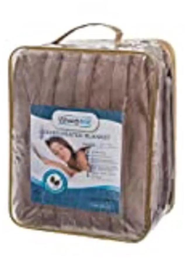Alt view image 7 of 7 - Heated Blanket King Size, Fast Heating Electric Blanket, Ivory