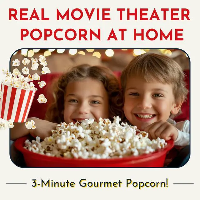 Alt view image 2 of 7 - Original Whirley Pop Popcorn Maker - 6 Quart Popcorn Popper, Aluminum Popcorn Maker With Metal Gears,  Stove Top, Gourmet Popcorn Pot, Culinary Popper (Red)