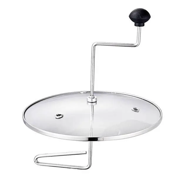 Alt view image 6 of 7 - Manual Stovetop Popcorn Popper, Stainless Steel Popcorn Maker with Stirring Rod, No Measuring Needed, Doubles as Cooking Pot