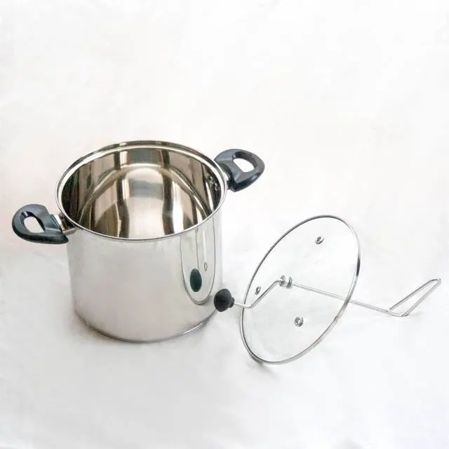 Alt view image 7 of 7 - Manual Stovetop Popcorn Popper, Stainless Steel Popcorn Maker with Stirring Rod, No Measuring Needed, Doubles as Cooking Pot