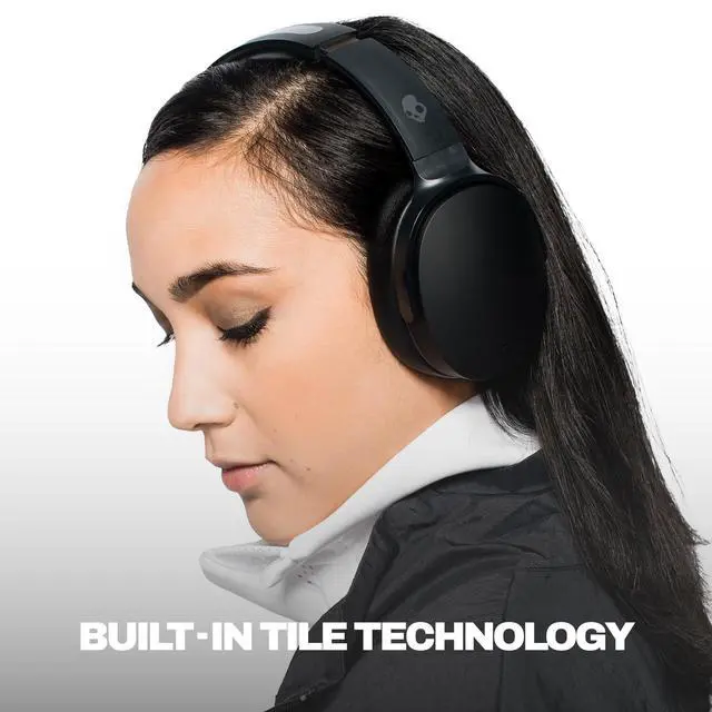 Alt view image 4 of 7 - Hesh ANC Noise Cancelling Wireless Headphones - True Black | Bluetooth, Noise Cancellation, Over-Ear Fit, 22 Hours Battery, Foldable, Lightweight Design, Microphone, Studying, Travel