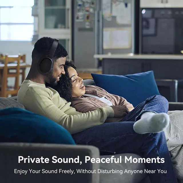 Alt view image 4 of 7 - Wireless Headphones for TV Watching, TV Headphones with Transmitter Charging Base, Bluetooth V5.3, No Lip-Sync Delay, Clear Voice, Plug & Play, Comfortable Over-Ear for Seniors, Gifts for Elderly