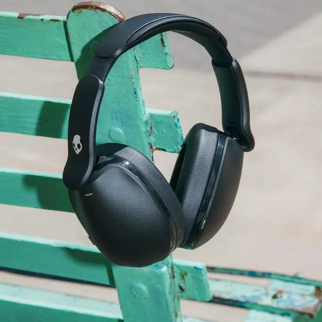 Alt view image 6 of 7 - Hesh 360 Wireless Over-Ear Bluetooth Headphones, Up to 100 Hours Battery, Noise Isolating Fit, Flat-Folding Collapsible Design, Microphone iPhone Android - True Black