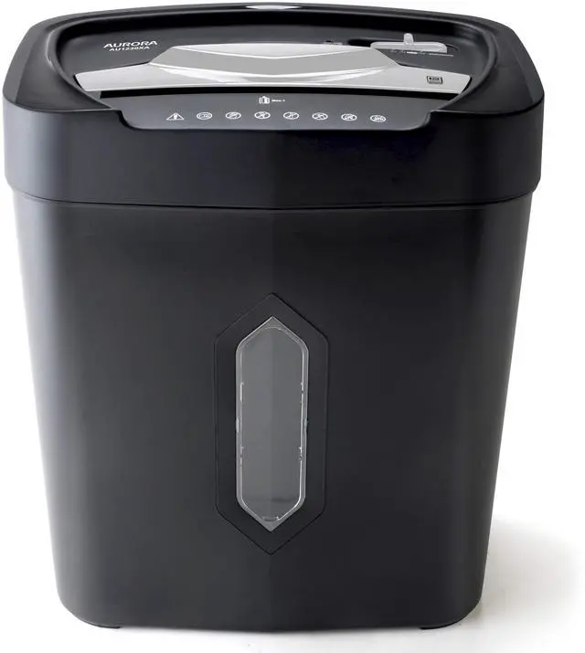 Alt view image 6 of 7 - AU1230XA Anti-Jam 12-Sheet Crosscut Paper and Credit Card Shredder with 5.2-Gallon Wastebasket