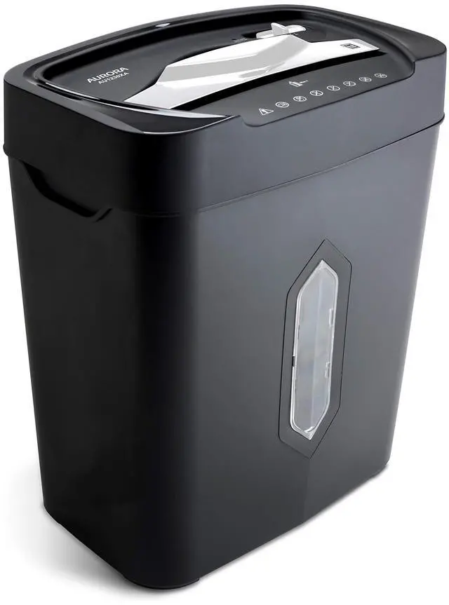 Alt view image 7 of 7 - AU1230XA Anti-Jam 12-Sheet Crosscut Paper and Credit Card Shredder with 5.2-Gallon Wastebasket