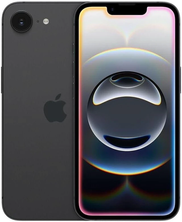 Main image of Apple iPhone 16e Tracfone Only 128GB Black (Grade A)