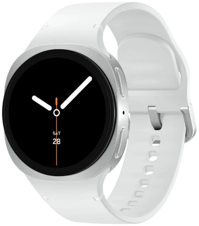 Main image of Samsung Galaxy Watch 8 (2025) 40mm LTE Smartwatch, Cushion Design, Fitness Tracker, Sleep Coaching, Running Coach, Energy Score, Heart Rate Tracking, Silver (Grade A)