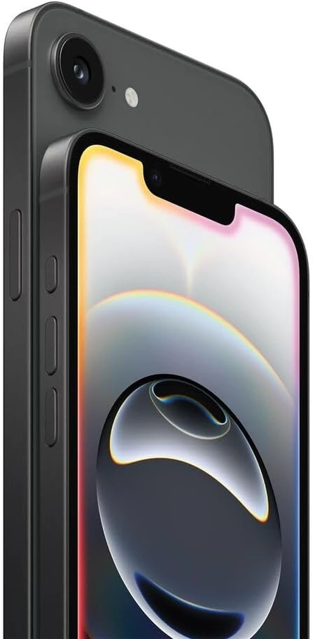Alt view image 2 of 5 - Apple iPhone 16e Tracfone Only 128GB Black (Grade B)