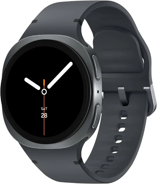 Main image of Samsung Galaxy Watch 8 (2025) 44mm Bluetooth Smartwatch, Cushion Design, Fitness Tracker, Sleep Coaching, Running Coach, Energy Score, Heart Rate Tracking, Graphite (Grade A)
