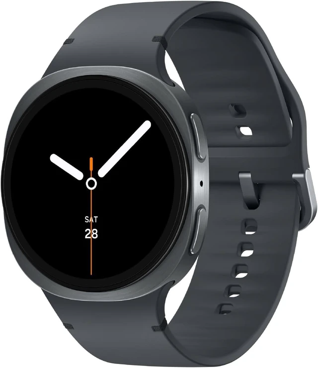 Main image of Samsung Galaxy Watch 8 (2025) 40mm Bluetooth Smartwatch, Cushion Design, Fitness Tracker, Sleep Coaching, Running Coach, Energy Score, Heart Rate Tracking, Graphite (Grade A)